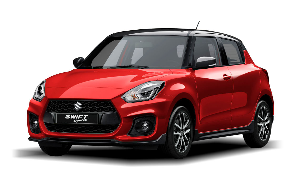 Swift Sport car showcase